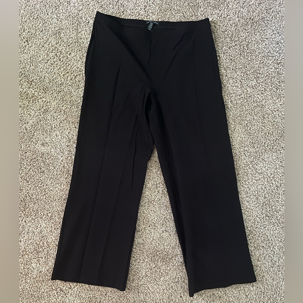 Eileen fisher black pants medium